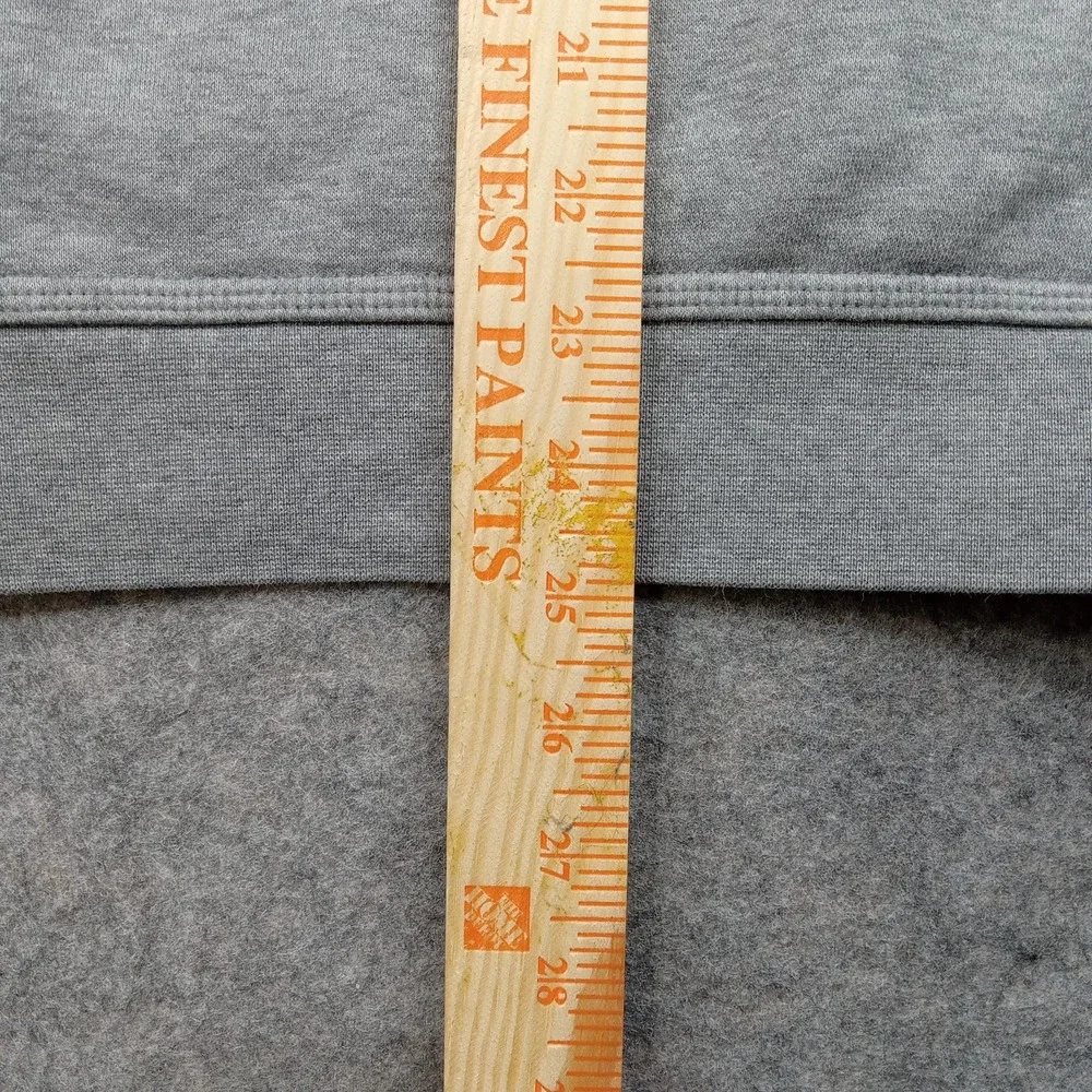 Nike Hoodie Mens Medium Gray Sweatshirt‎ Volt Swoosh Pullover Fleece Drawstring